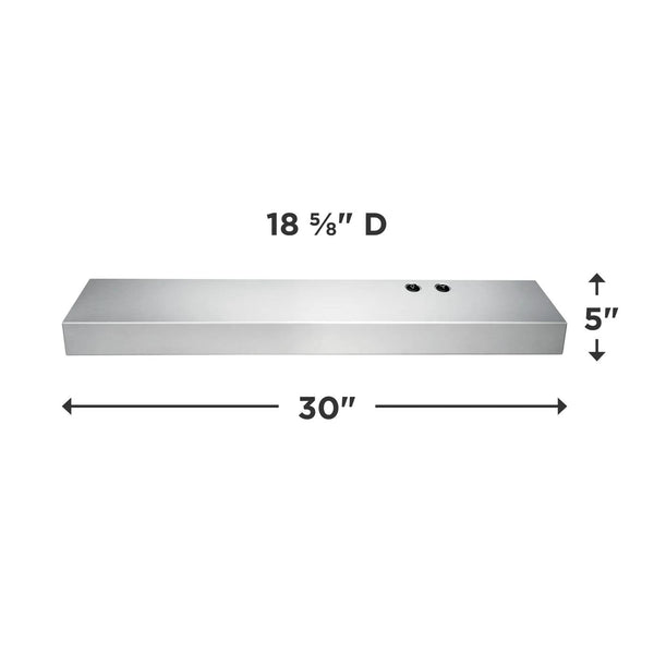 30" Overhead Range Hood