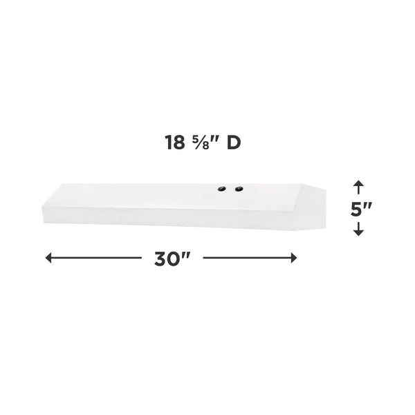 30" Overhead Range Hood