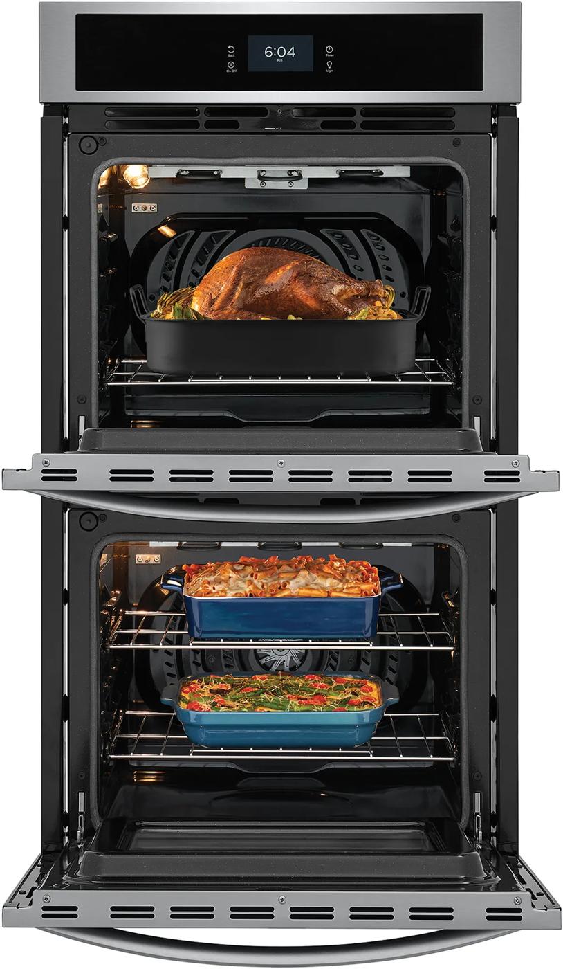 27" Double Electric Wall Oven with Fan Convection
