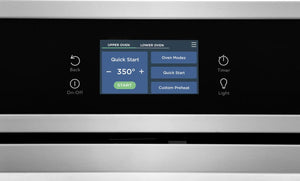 30" Double Electric Wall Oven with Fan Convection