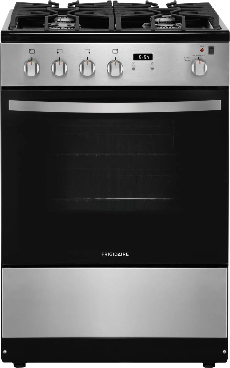 24" Front Control Freestanding Gas Range