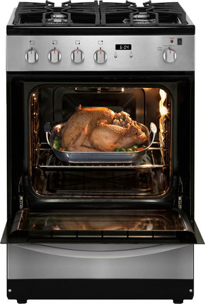 24" Front Control Freestanding Gas Range