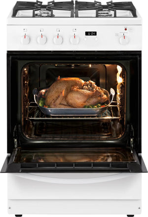 24" Front Control Freestanding Gas Range