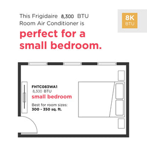 8,300 BTU Built-In Room Air Conditioner
