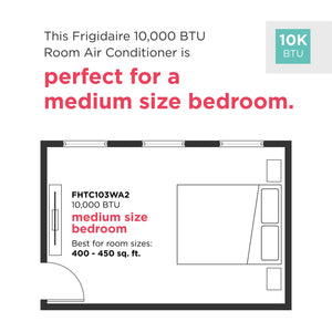 10,000 BTU Built-In Room Air Conditioner 230/208V
