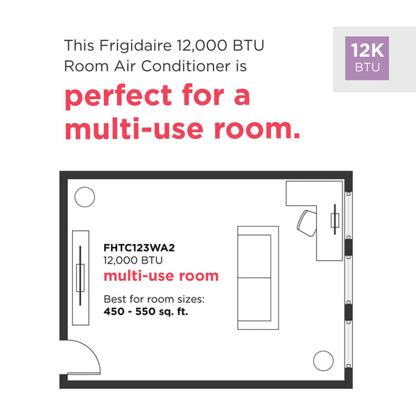 12,000 BTU Built-In Room Air Conditioner 230/208V