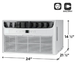 10,000 BTU Built-In Room Air Conditioner with Supplemental Heat