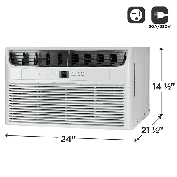 10,000 BTU Built-In Room Air Conditioner with Supplemental Heat