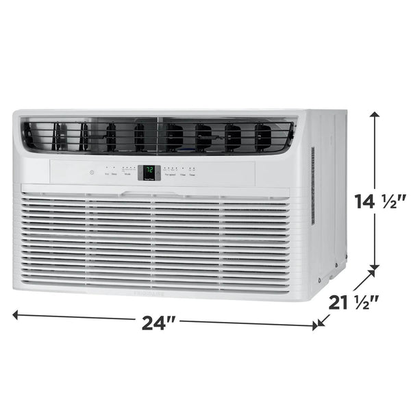 12,000 BTU Built-In Room Air Conditioner with Supplemental Heat