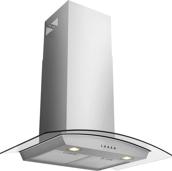 30" Glass Canopy Hood