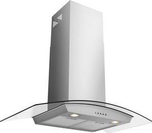 36" Glass Canopy Hood