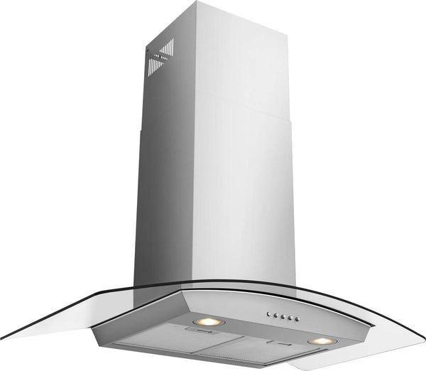 36" Glass Canopy Hood