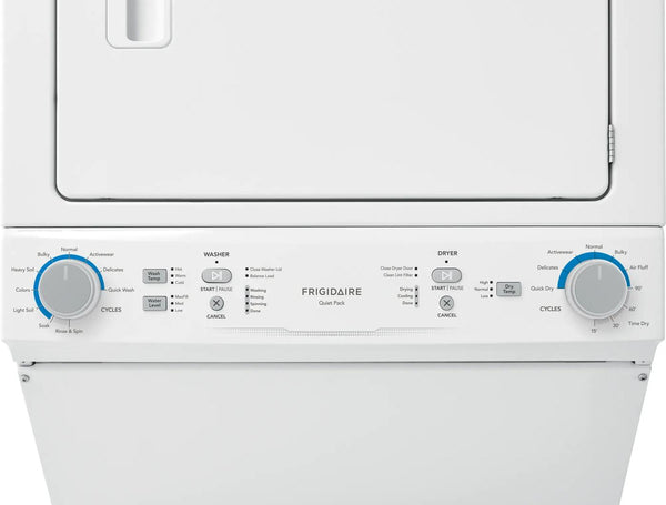 Electric Washer/Dryer Laundry Center - 3.9 Cu. Ft Washer and 5.5 Cu. Ft. Dryer