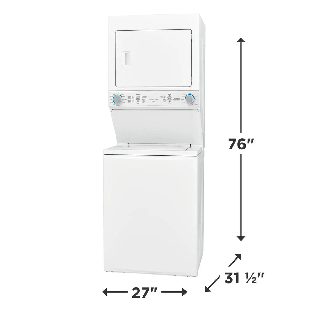Electric Washer/Dryer Laundry Center - 3.9 Cu. Ft Washer and 5.5 Cu. Ft. Dryer