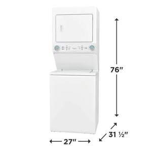 Electric Washer/Dryer Laundry Center - 3.9 Cu. Ft Washer and 5.5 Cu. Ft. Dryer