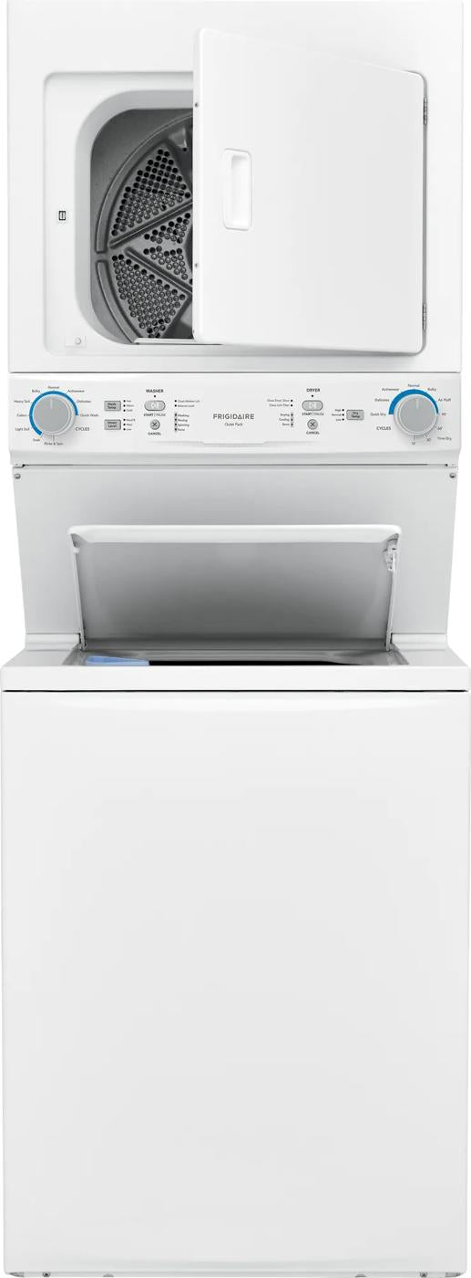 Electric Washer/Dryer Laundry Center - 3.9 Cu. Ft Washer and 5.5 Cu. Ft. Dryer