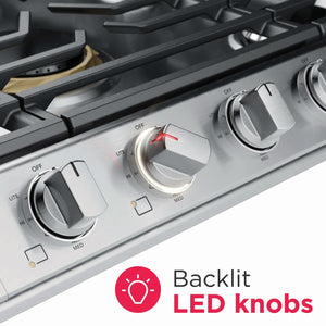 30" Gas Cooktop with PowerPlus 