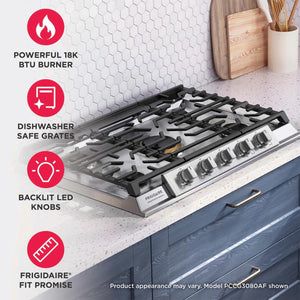 30" Gas Cooktop with PowerPlus 