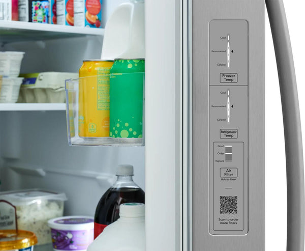 26 Cu. Ft. 36" Standard-Depth Side-by-Side Refrigerator 