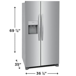 25.6 Cu. Ft. 36" Standard Depth Side by Side Refrigerator