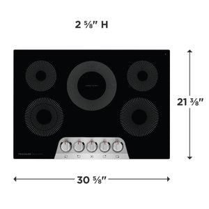 30" Electric Cooktop