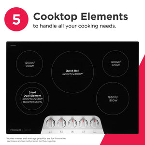 30" Electric Cooktop