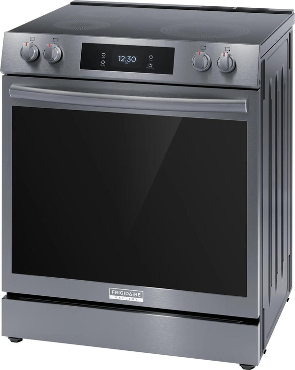 30" Front Control Electric Range with Total Convection