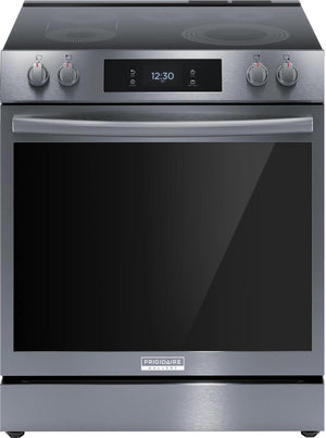 30" Front Control Electric Range with Total Convection