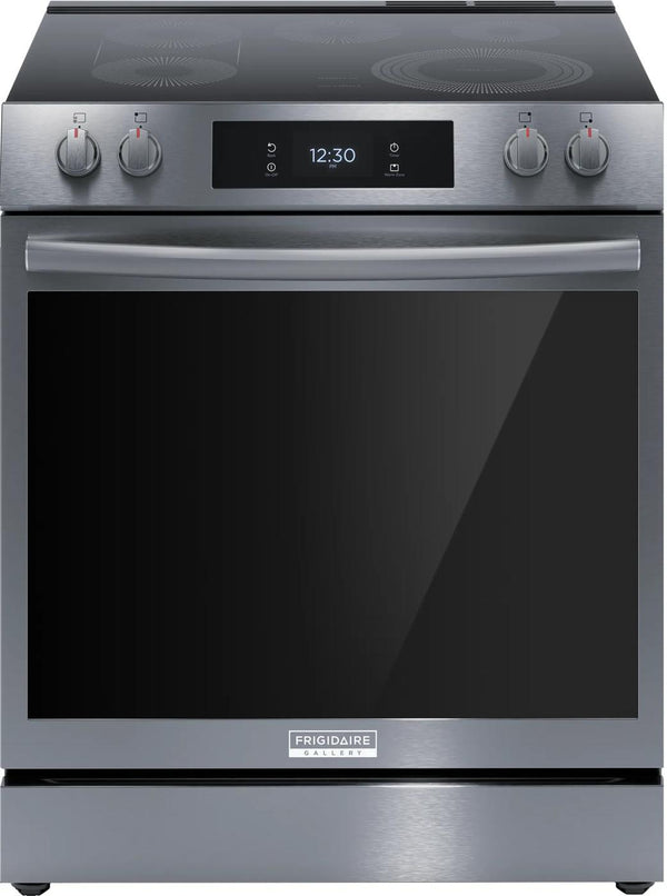 30" Front Control Electric Range with Total Convection