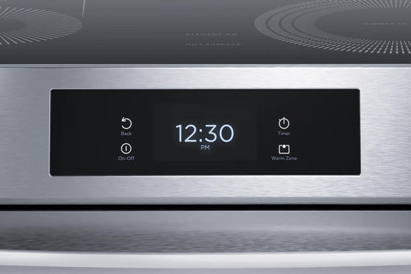 30" Front Control Electric Range with Total Convection