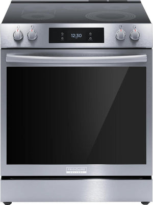 30" Front Control Electric Range with Total Convection