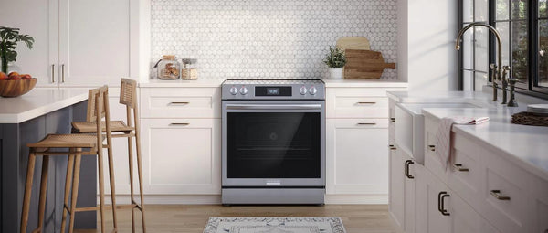 30" Front Control Electric Range with Total Convection