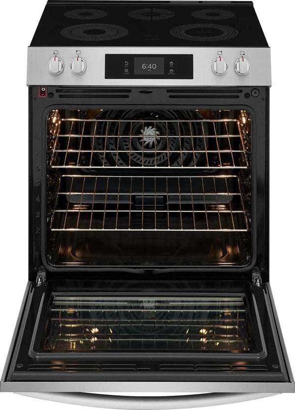 30" Electric Range with Stone-Baked Pizza