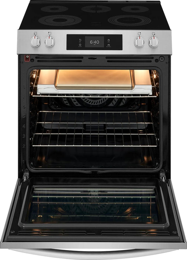 30" Electric Range with Stone-Baked Pizza