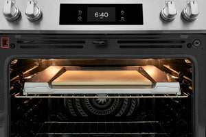 30" Electric Range with Stone-Baked Pizza