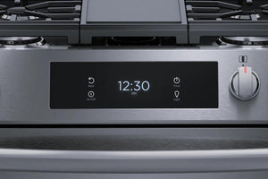 30" Front Control Gas Range with Total Convection
