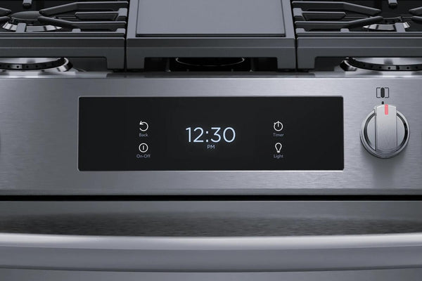 30" Front Control Gas Range with Total Convection