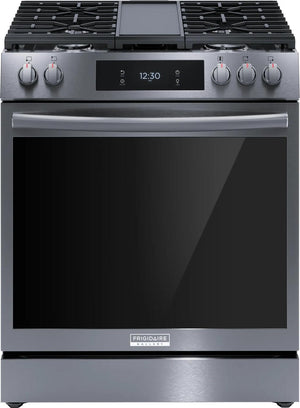 30" Front Control Gas Range with Total Convection
