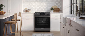 30" Front Control Gas Range with Total Convection