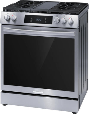 30" Front Control Gas Range with Total Convection
