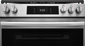 30" Front Control Gas Range with Stone-Baked Pizza