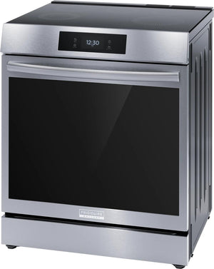 30" Front Control Induction Range with Total Convection