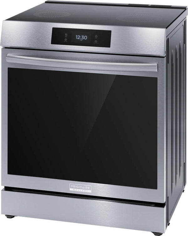 30" Front Control Induction Range with Total Convection
