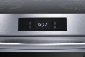 30" Front Control Induction Range with Total Convection