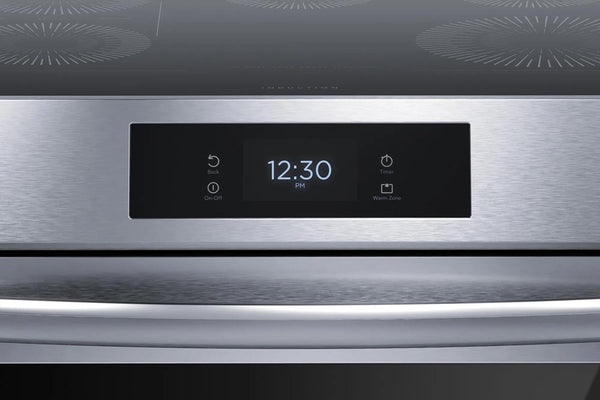 30" Front Control Induction Range with Total Convection