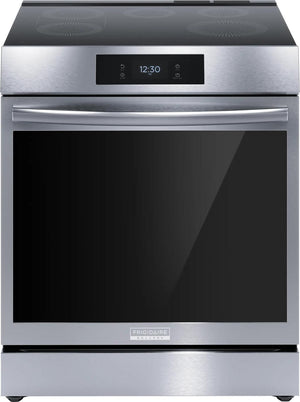 30" Front Control Induction Range with Total Convection