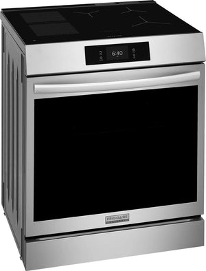 30" Front Control Induction Range with Stone-Baked Pizza