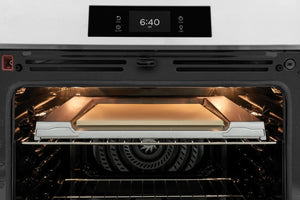 30" Front Control Induction Range with Stone-Baked Pizza