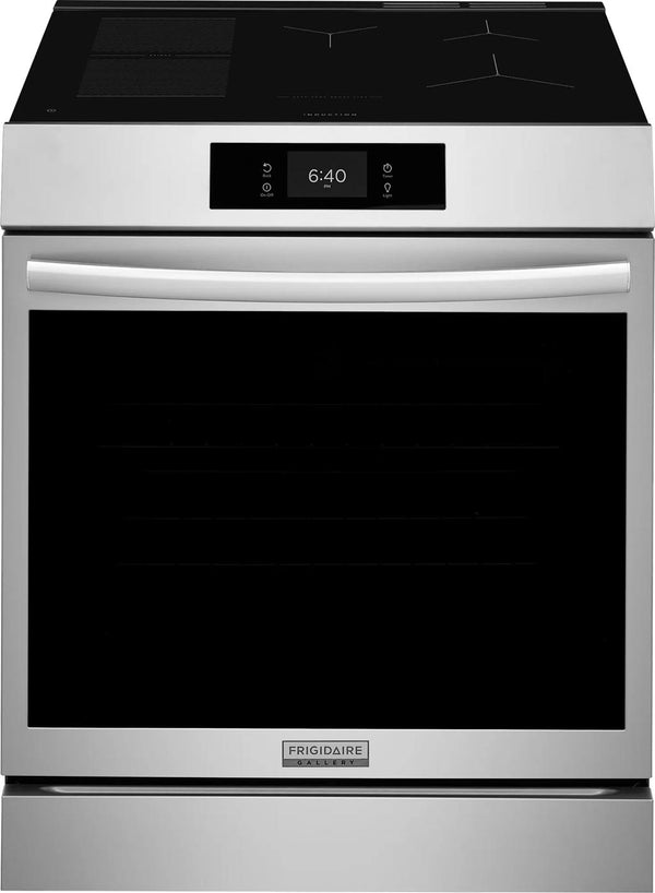 30" Front Control Induction Range with Stone-Baked Pizza