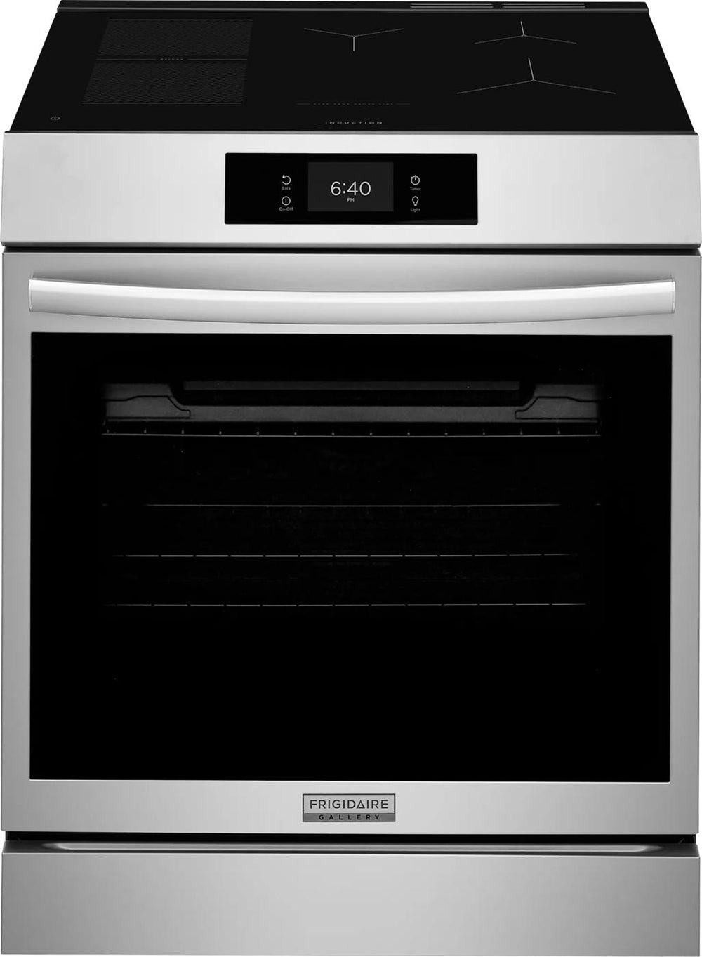 30" Front Control Induction Range with Stone-Baked Pizza